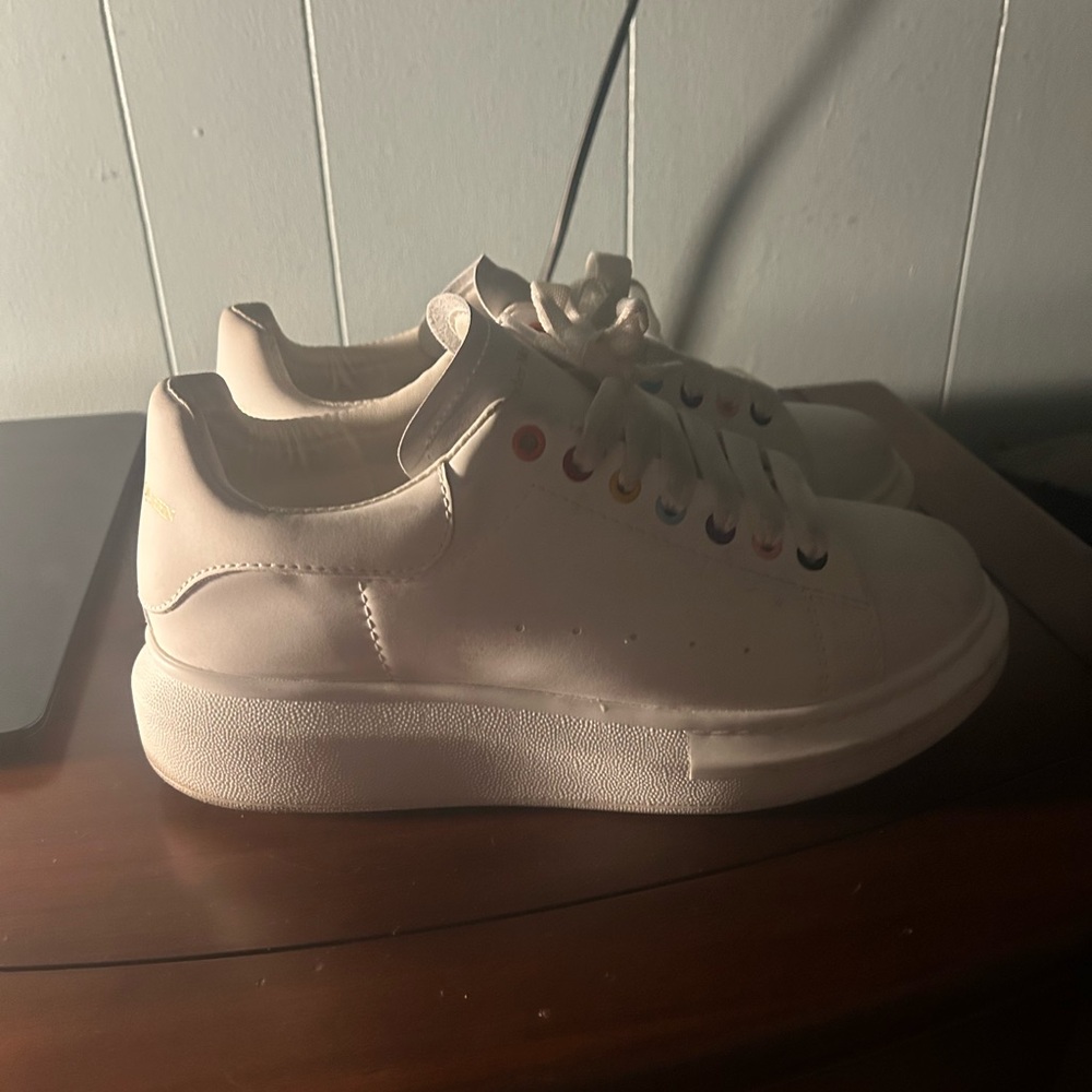 Men’s Alexander McQueen shoes size 9.5 “rainbow”.